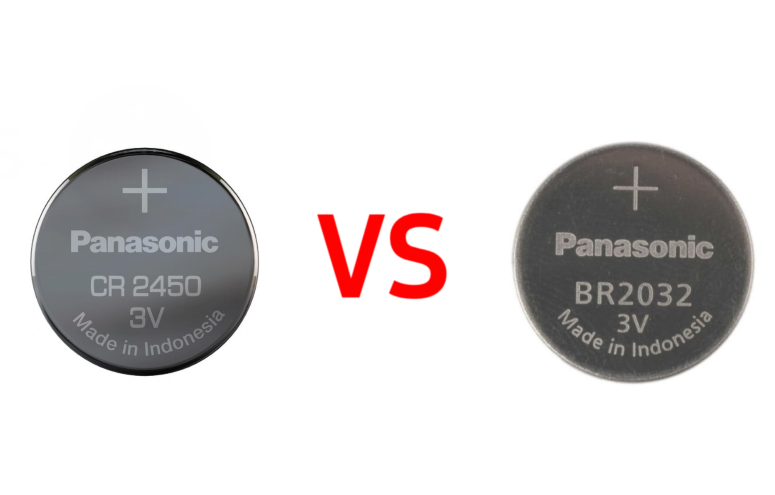 What is the difference between CR2450 VS CR2032